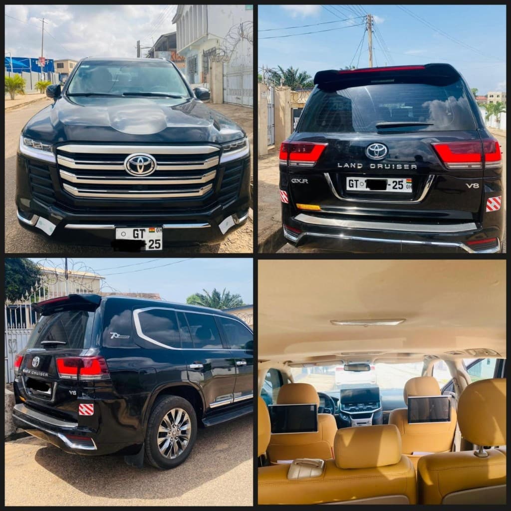 Toyota Land Cruiser GX.R V8 exterior and interior views for executive rental